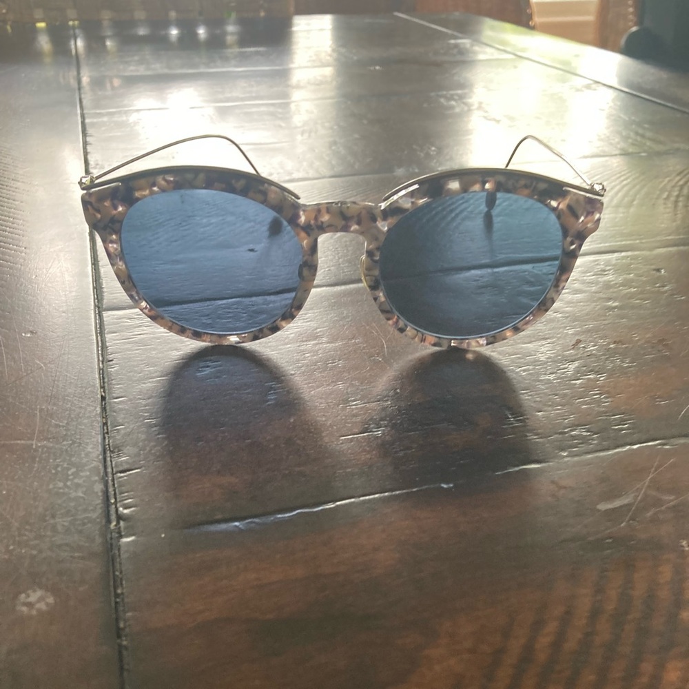 Dior purple tortoise sunglasses